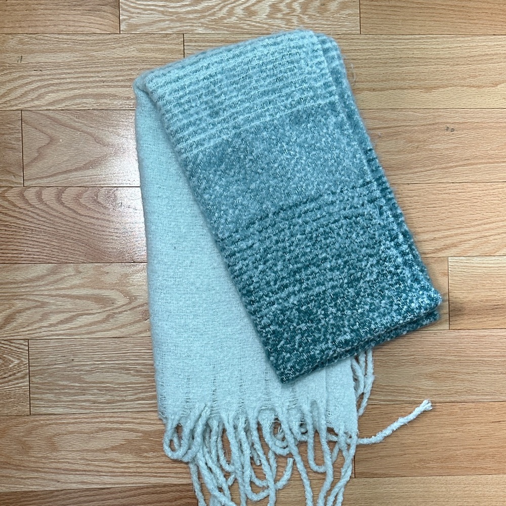 Cozy Ombre Fringe Scarf